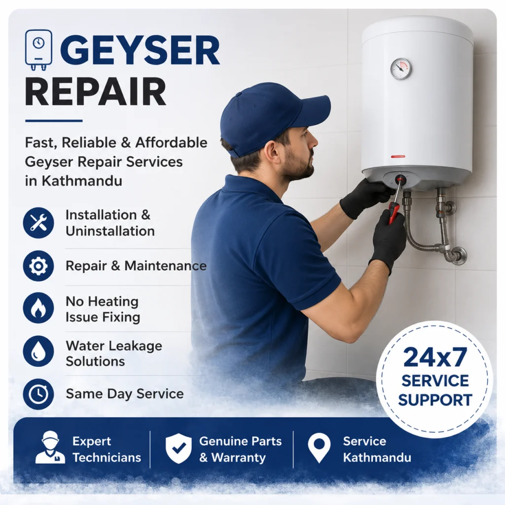 Geyser Repair Service in kathmandu